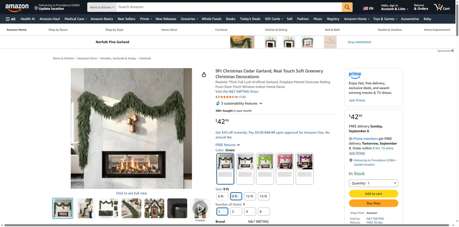 Amazon B0F294SQRN 商品页截图